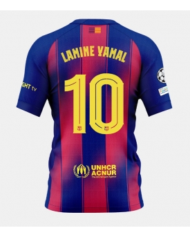 Billige Fotballdrakt Barcelona Lamine Yamal #10 Replika Hjemmedrakt 2025-26 Kortermet Billige Fotballdrakt Barcelona Lamine Yamal #10 Replika Hjemmedrakt 2025-26 Kortermet